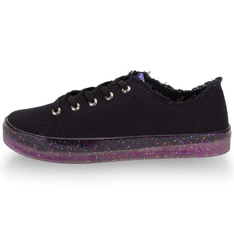 tenis preto feminino simples