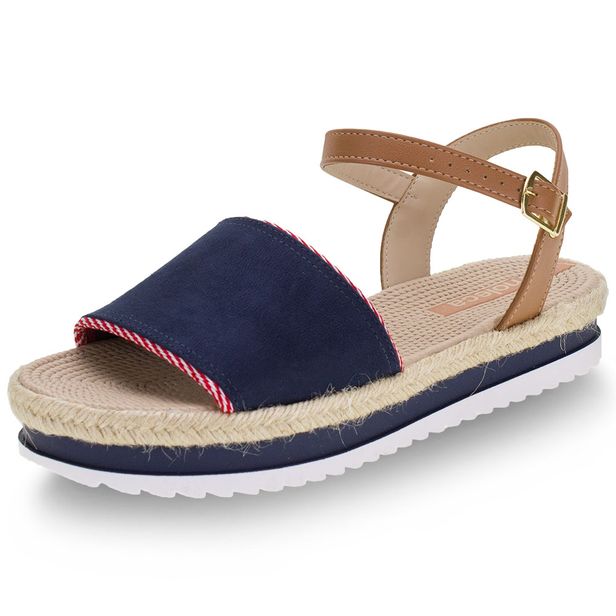 sandalia flatform moleca