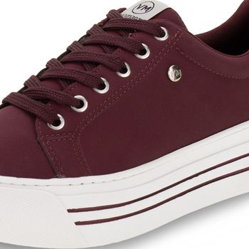 tenis flatform via marte vinho