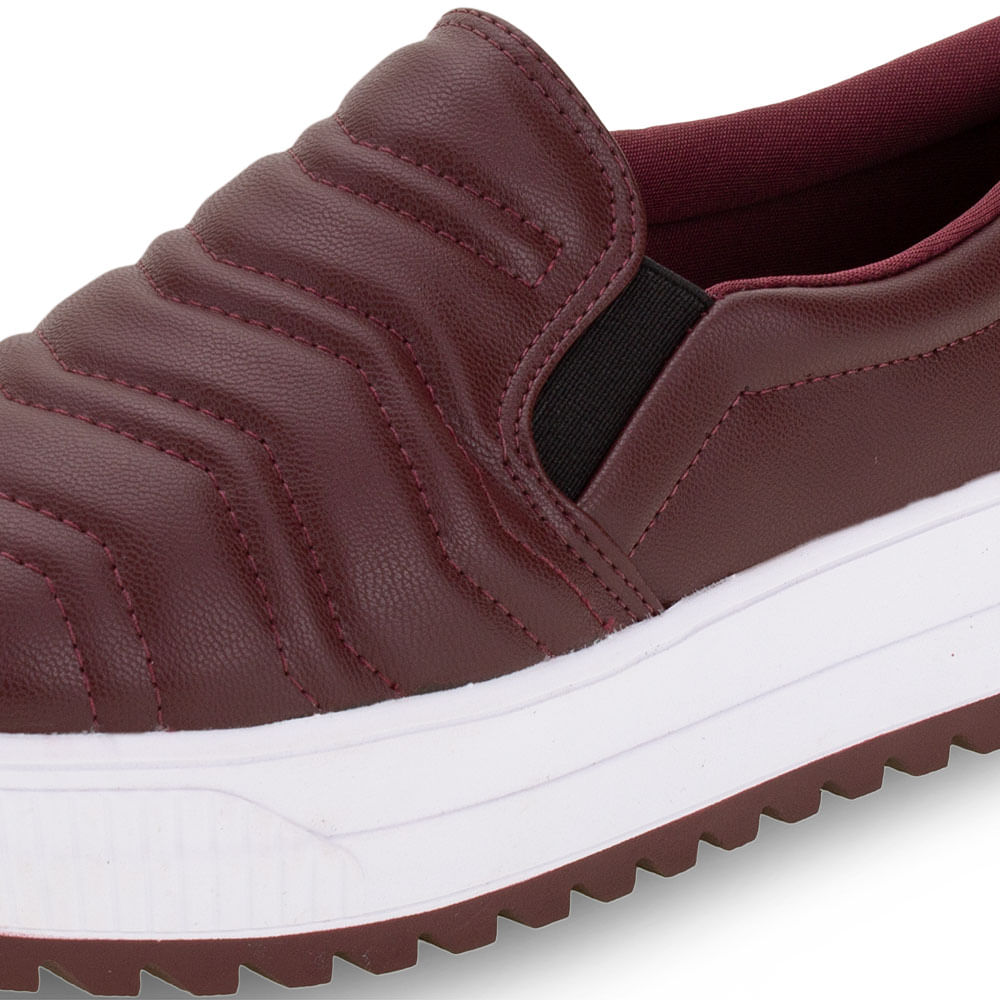 Tênis Feminino Flatform Dakota G2536 VINHO 34
