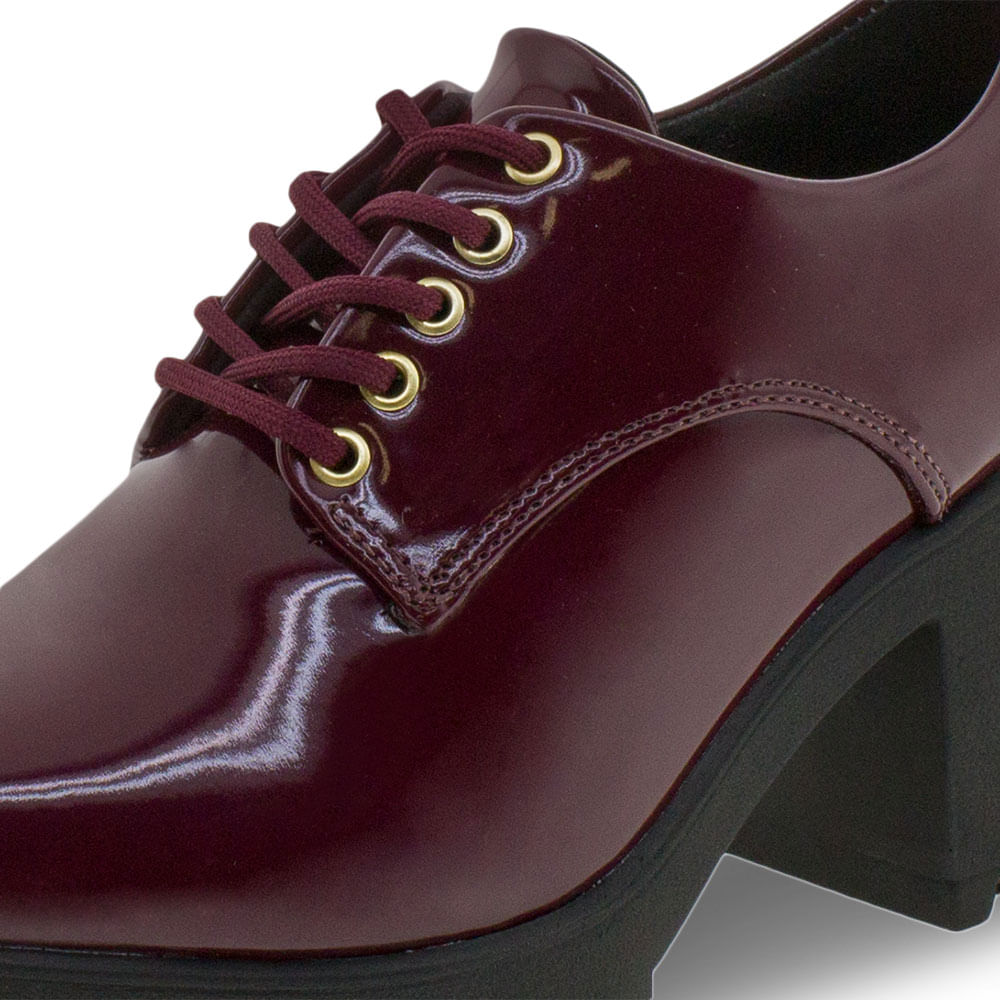 Vinho Oxford Salto Verniz Sapato Social Oxford De Verniz Sapato