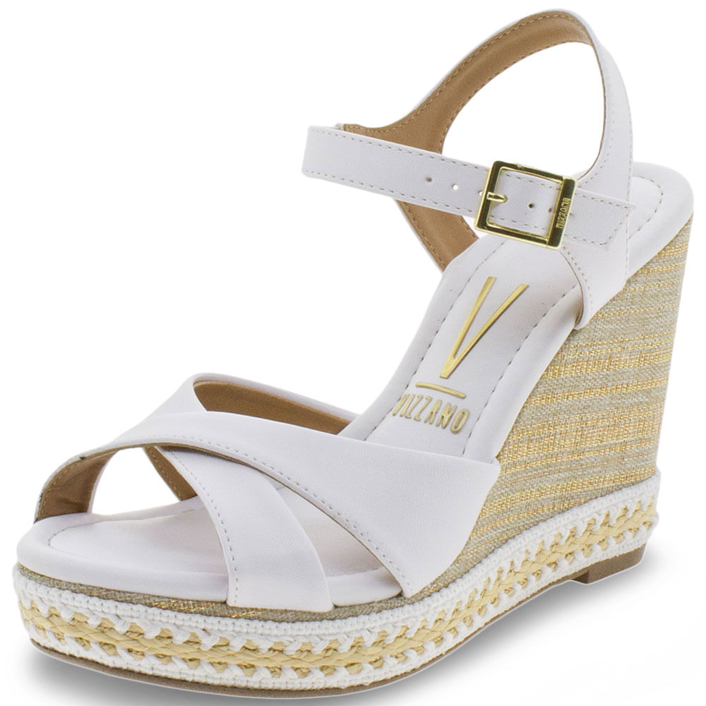 SandÃ¡lia Vizzano Anabela Espadrille Feminina Sandália Vizzano