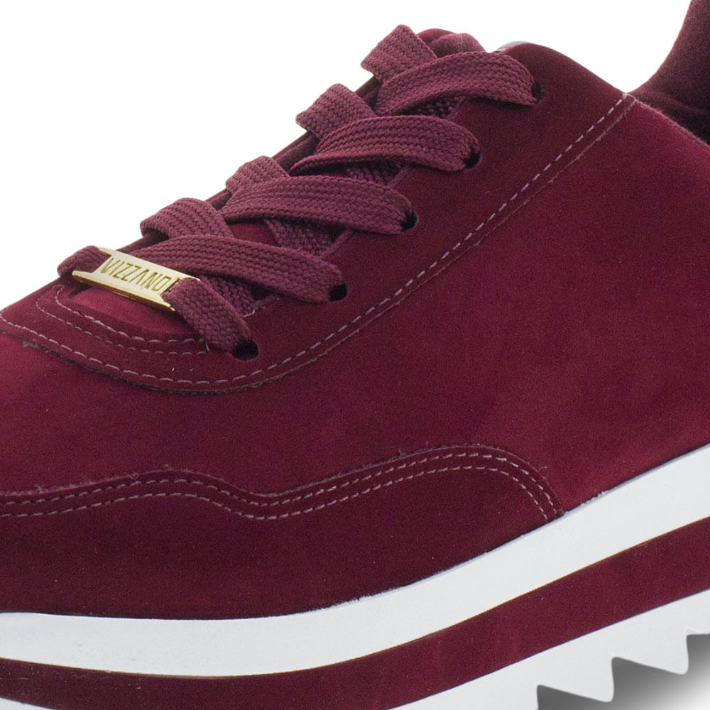 Vizzano Flatform Tenis Vizzano Feminino Vinho Cheap Tenis Vizzano