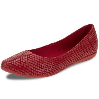 sapatilha feminina vermelha