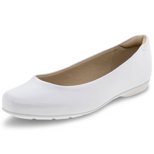 Sapato Feminino Salto Baixo Modare - 7016400 BRANCO 34