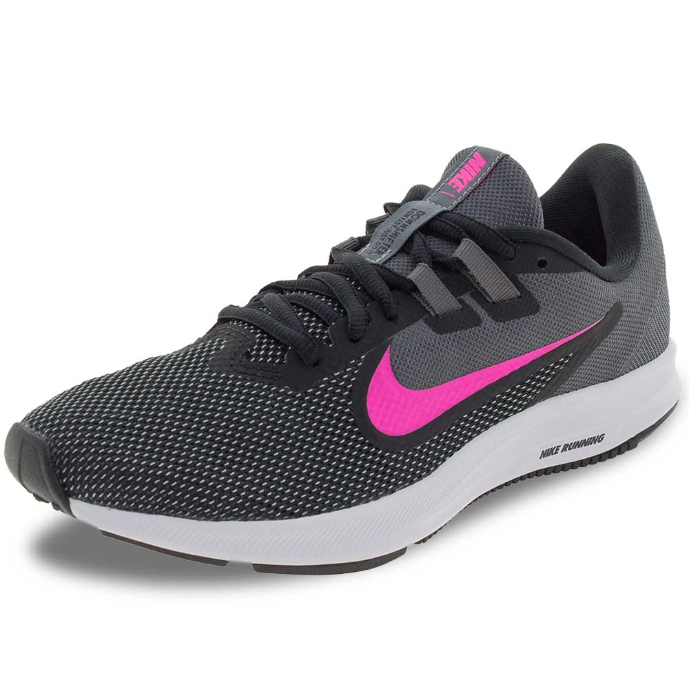 Tênis Downshifter Nike Aq7481 Preto/rosa cloviscalcados