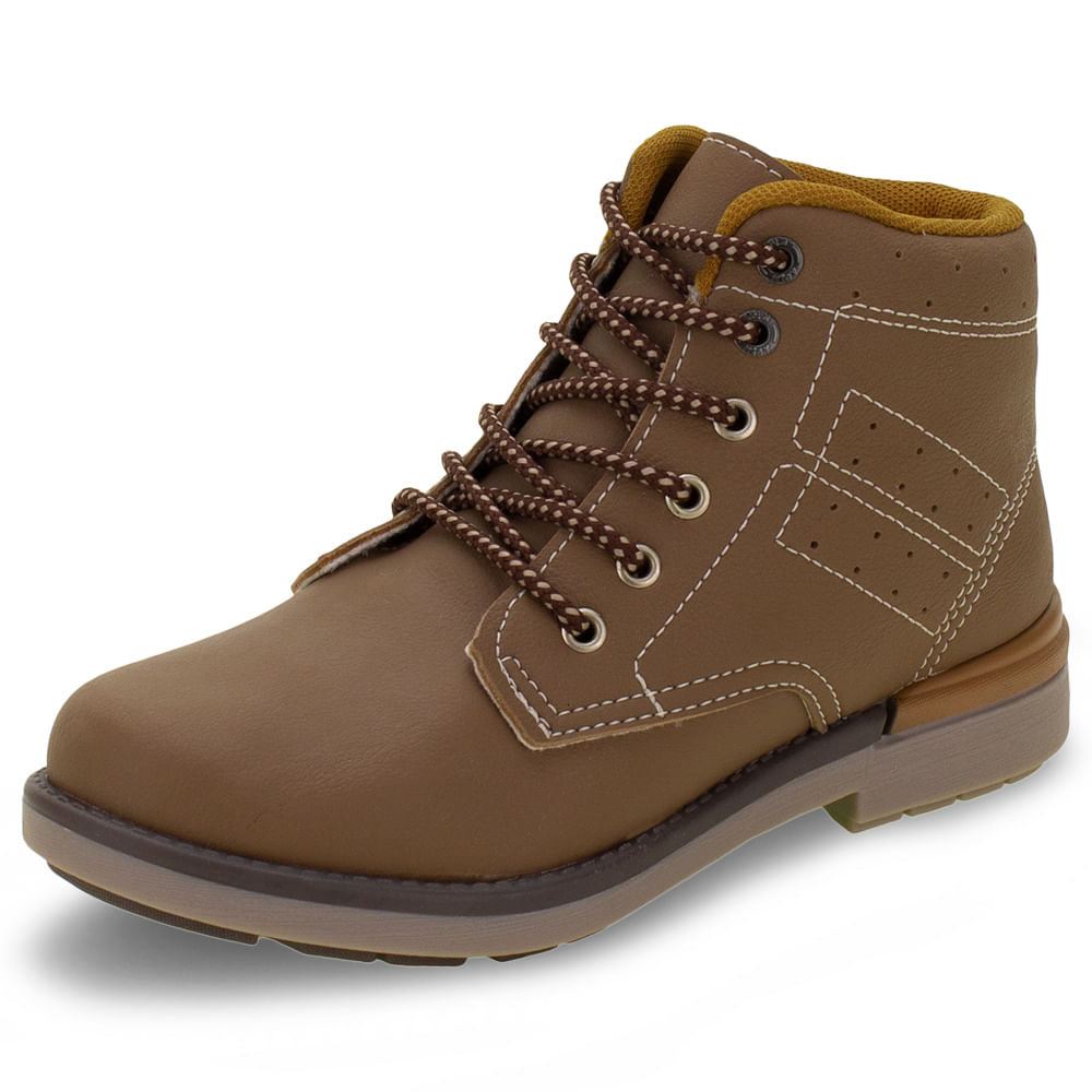 Bota Infantil Masculina Kidy 0860026 CAMEL 28