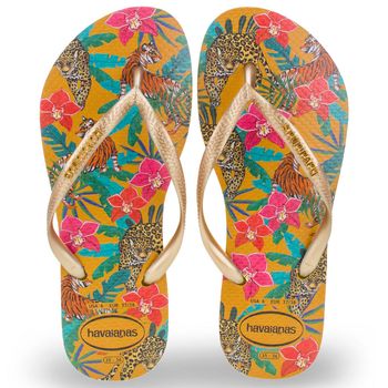 chinelo slim tropical havaianas