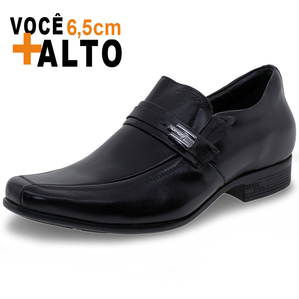 Sapato Masculino Social Grow Air King Jota Pe 71363 Preto