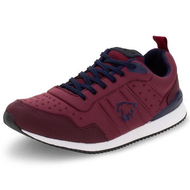 Tênis Masculino Polo Go - PG182 VINHO 38
