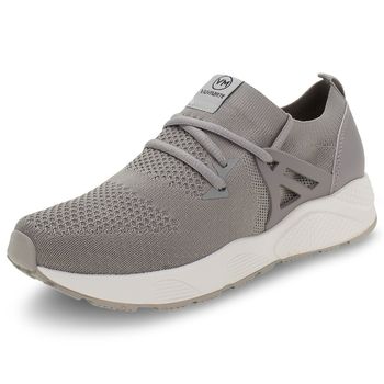 tenis cinza feminino casual