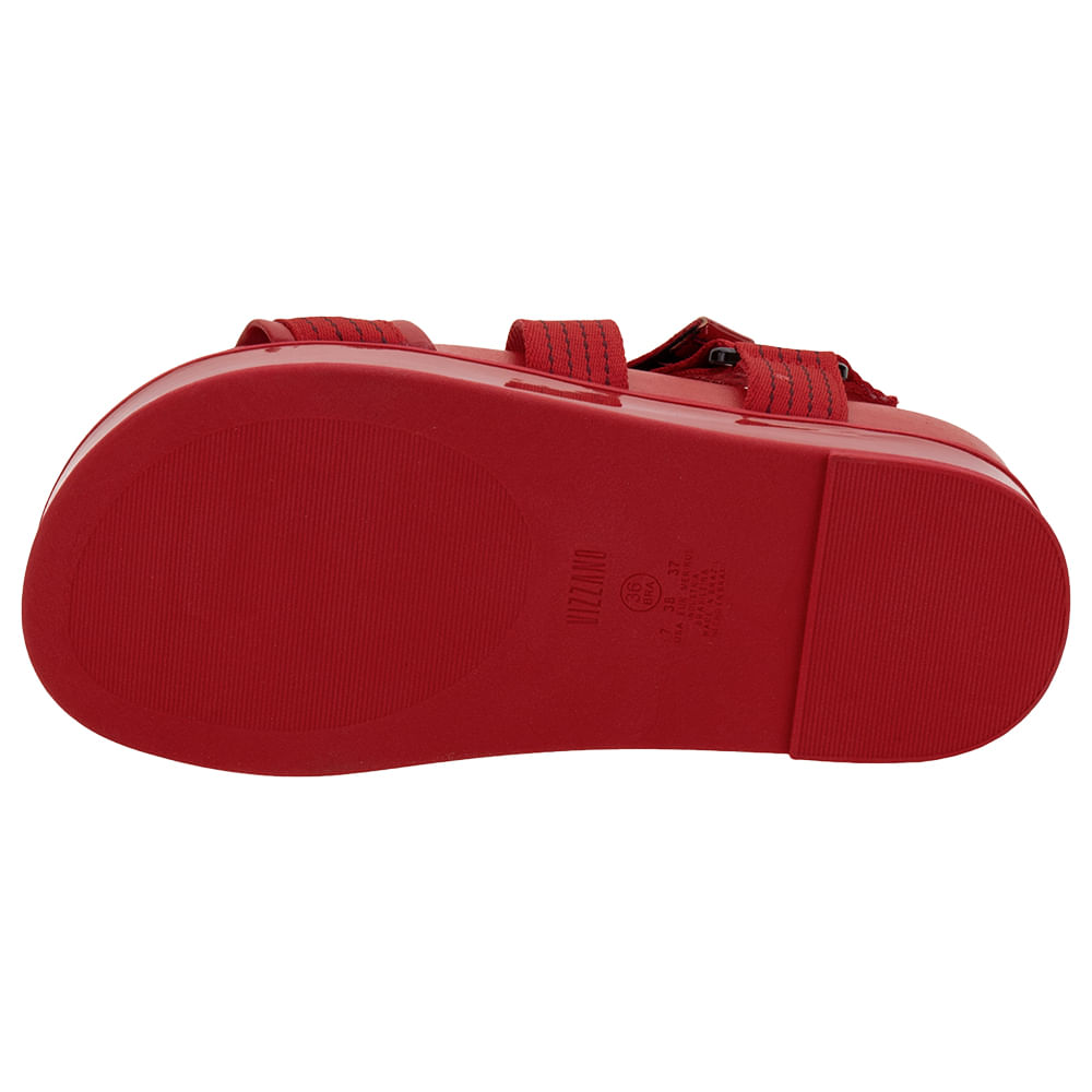 Sandália Feminina Flatform Vizzano 6435107 Vermelho cloviscalcados