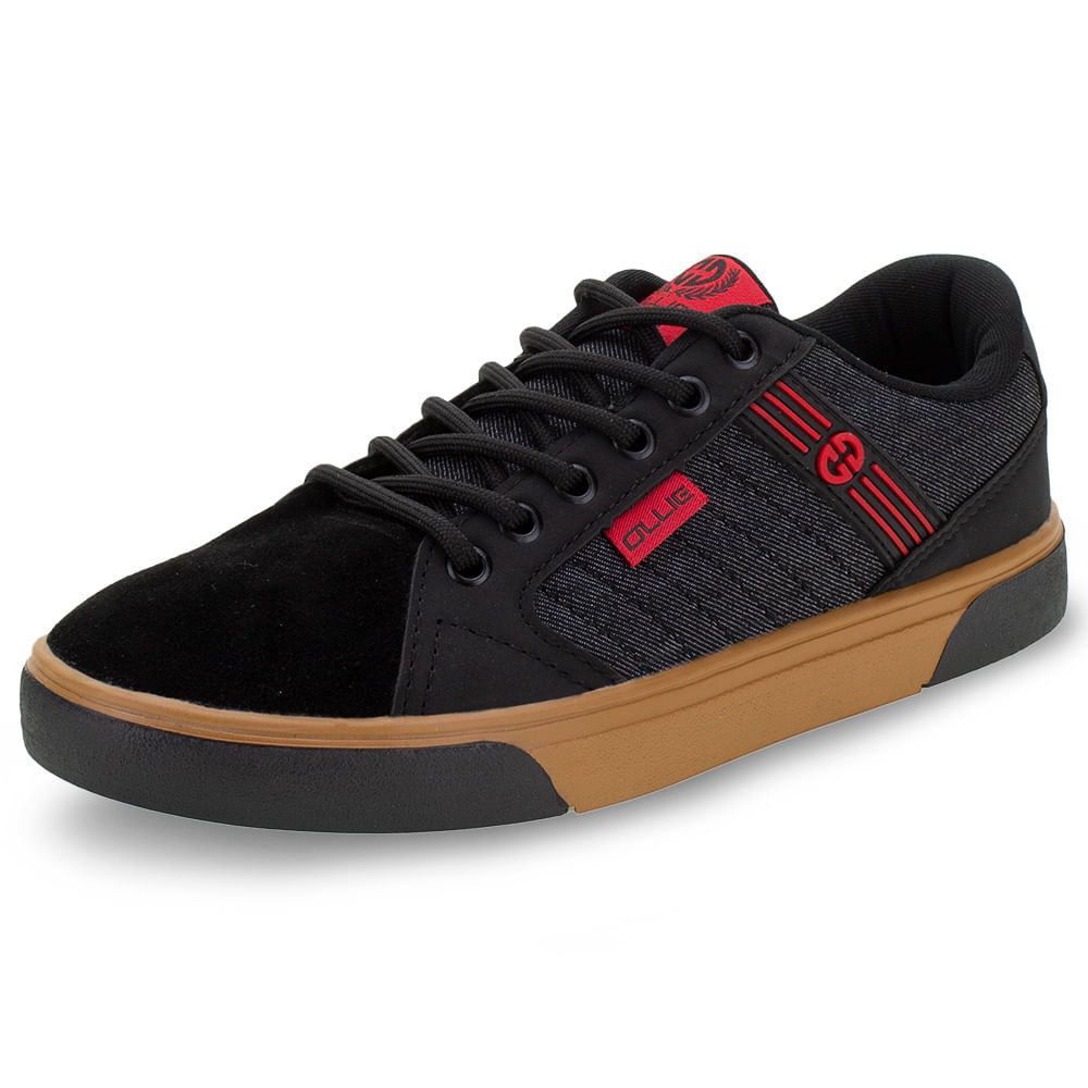 Tênis Masculino Sonic Ollie - 600 Preto | Clovis Calçados