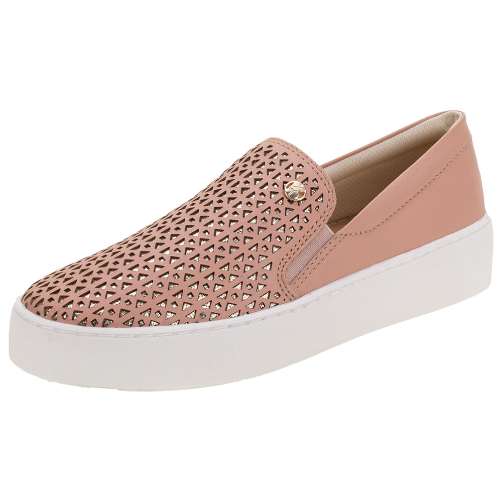 Tênis Feminino Slip On Bottero 322302 Salmão cloviscalcados
