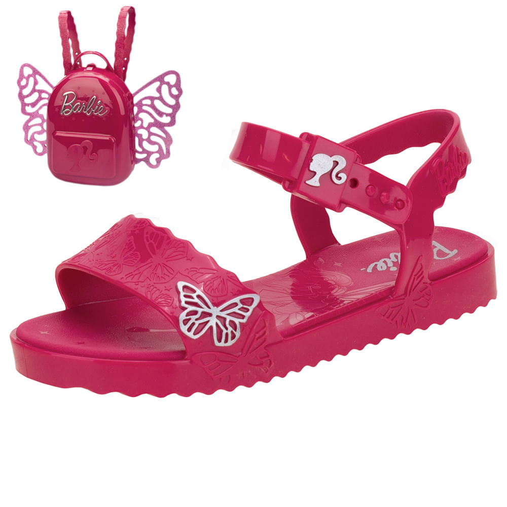Sandália Infantil Barbie Butterfly Grendene Kids 22370
