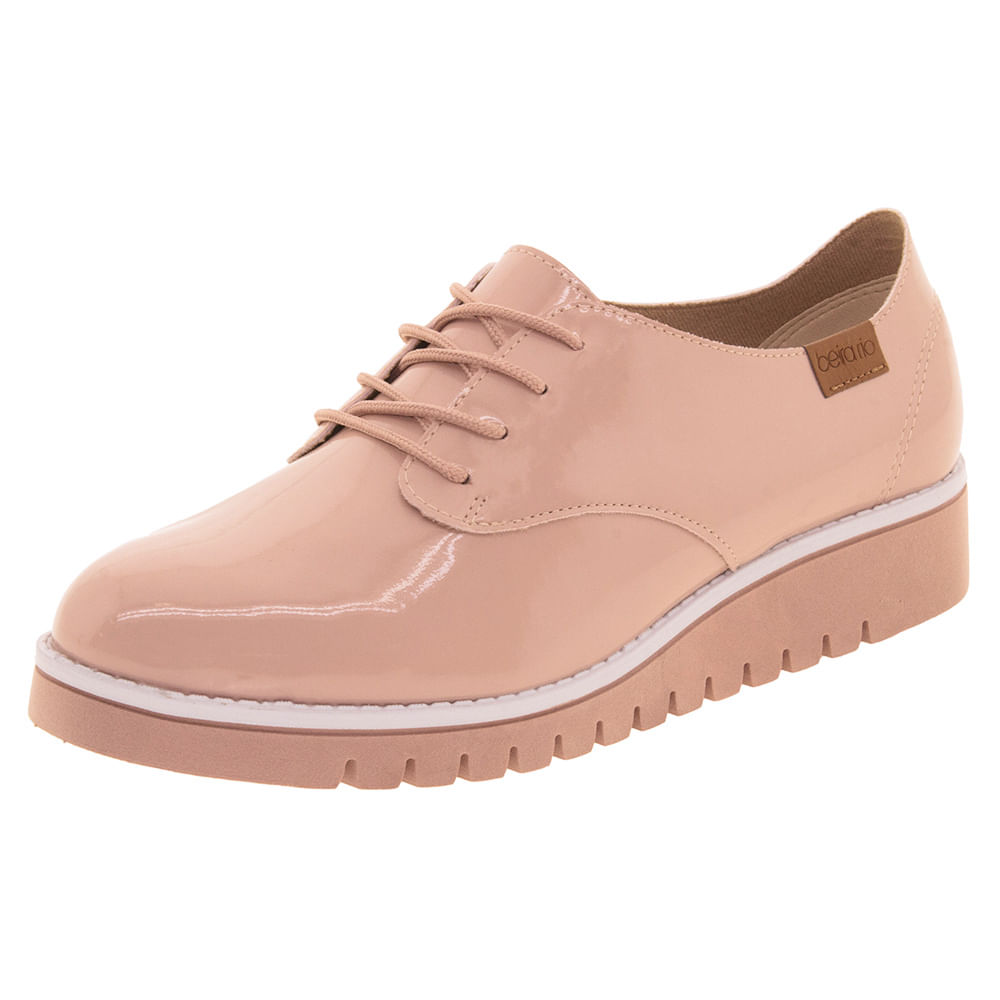 Sapato Feminino Oxford Rosa Beira Rio - 4174101 | Clovis Calçados