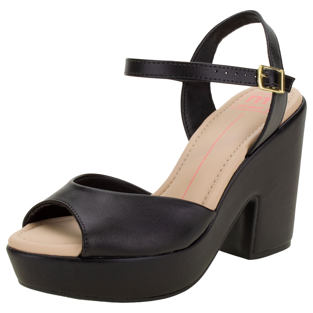 Sandália Feminina Salto Alto Moleca 5292901 cloviscalcados