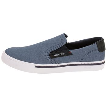 Tênis Masculino Iate West Coast - 203401 Azul - cloviscalcados