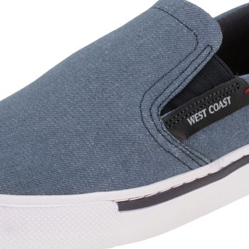 Tênis Masculino Iate West Coast - 203401 Azul - cloviscalcados