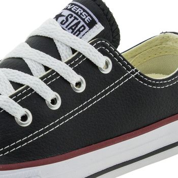Tênis Converse All Star Infantil Couro com Velcro - CT0420 Preto - Rio Sul Calçados