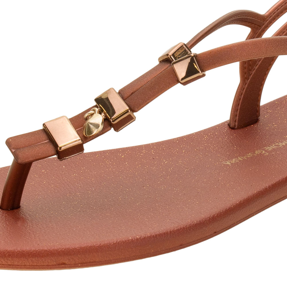 Sandália Feminina Rasteira Simone e Simaria Grendha 18213