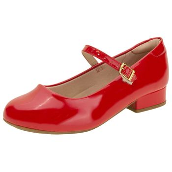sapato vermelho infantil