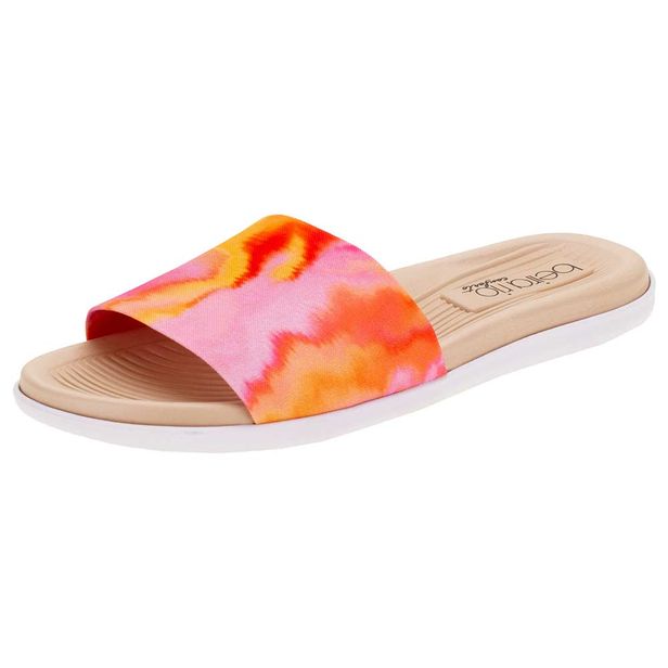 Chinelo Feminino Slide Beira Rio - 8360203 LARANJA 34