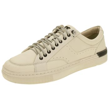 Sapatênis Masculino Denim Hold Democrata - 240104 Marfim - cloviscalcados