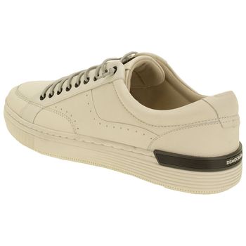 Sapatênis Masculino Denim Hold Democrata - 240104 Marfim - cloviscalcados