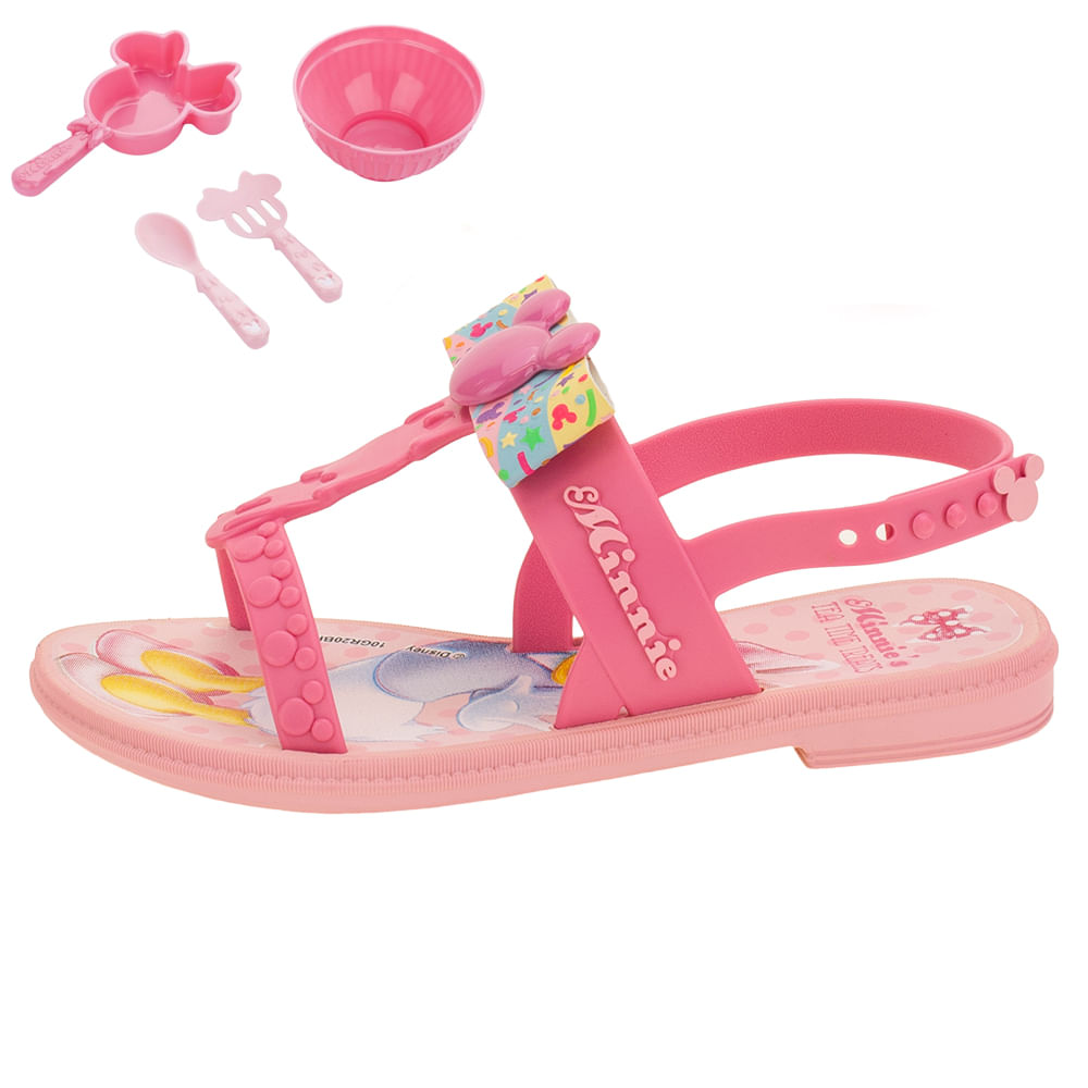 Sandália Infantil Disney Minnie Chef Grendene Kids 22417 Rosa - Main Image