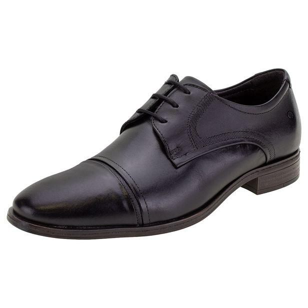 Sapato Masculino Medison Smart Comfort Democrata - 255106 PRETO 40