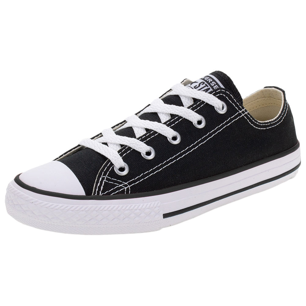 Tênis Infantil Chuck Taylor Converse All Star - CK0002 PRETO 01 Tênis Infantil Chuck Taylor Converse All Star - CK0002 PRETO 01