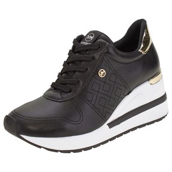 Tênis Via Marte Chunky Preto Feminino 21-12604-01 | Omar Calçados