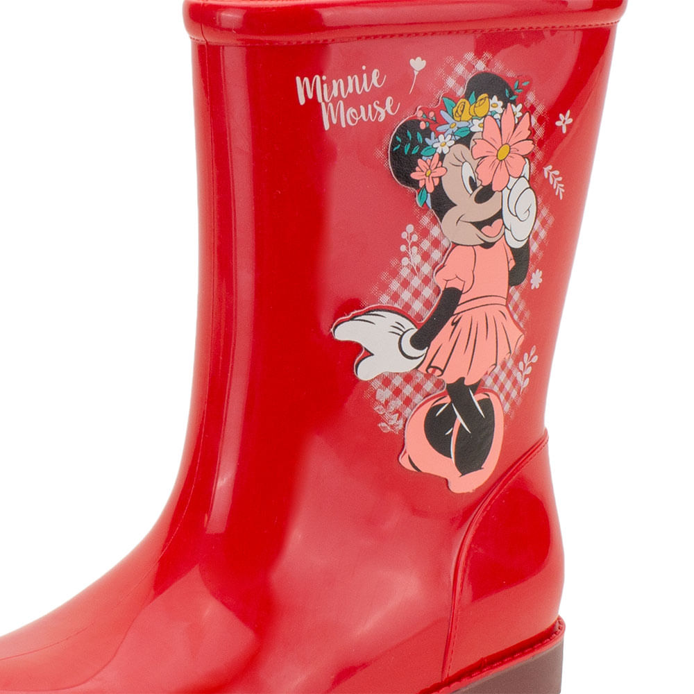 Bota Infantil Feminina Minnie Flower Grendene Kids 22481
