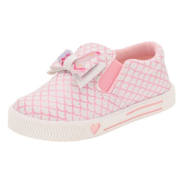 Tênis Infantil Feminino Linda Jú - 15551 BRANCO 02 20