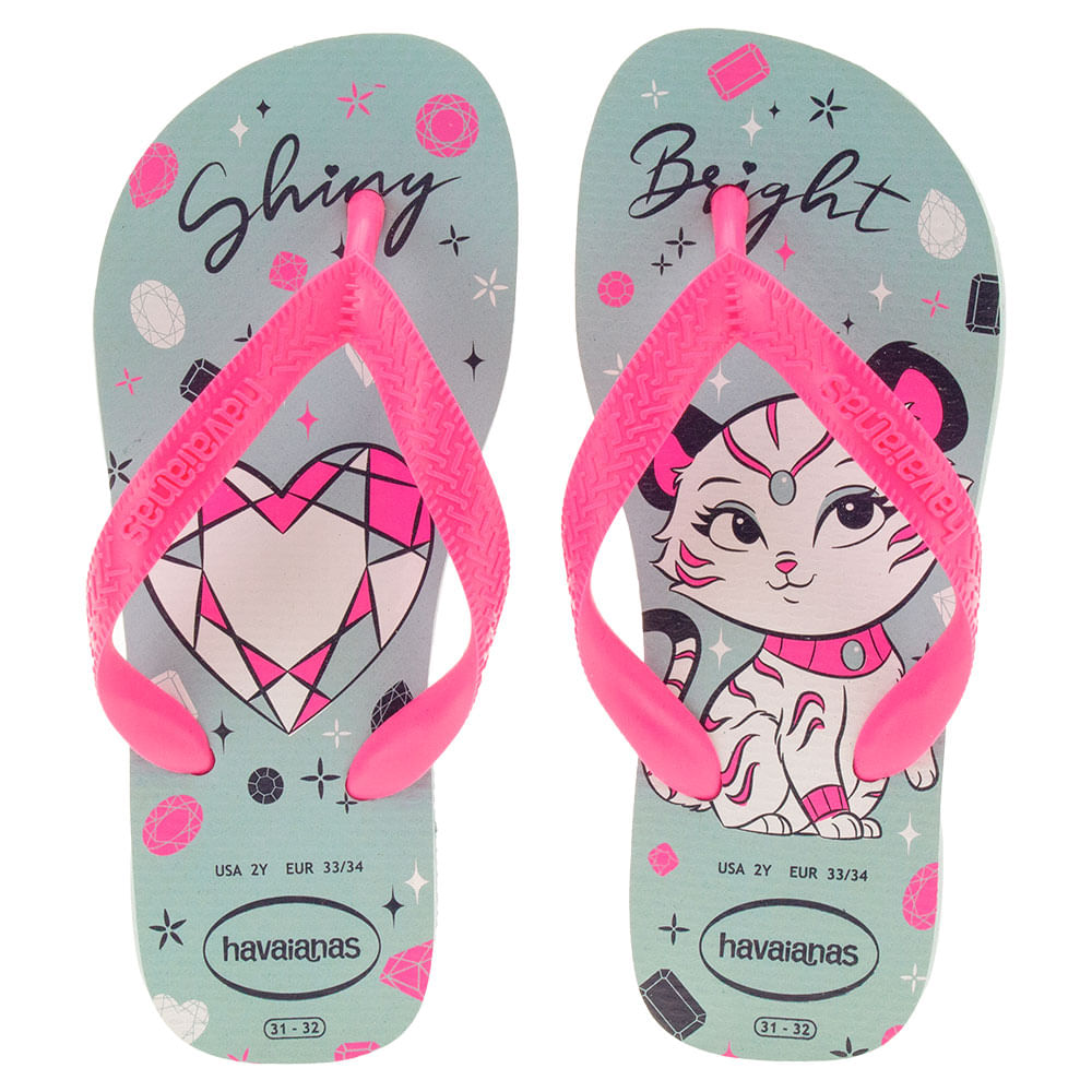 Chinelo Infantil Feminino Pets Havaianas 4146823 cloviscalcados