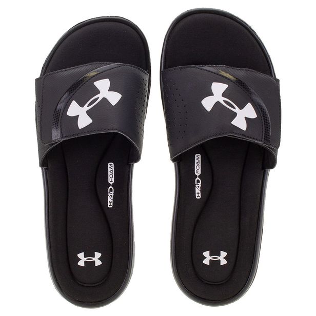 Chinelo Masculino Slide Ignite VI Under Armour - 3025902 PRETO