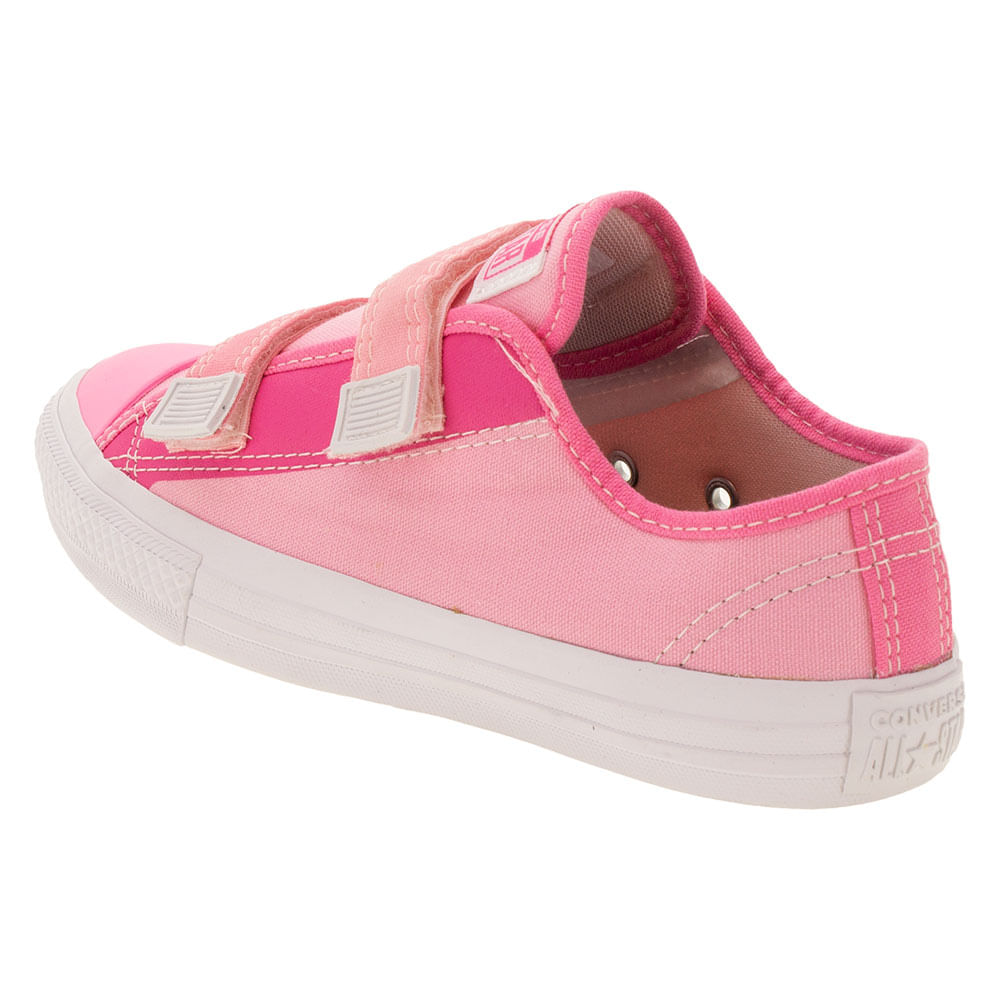 All Star Infantil Velcro Rosa All Star Rosa Velcro Tênis Infantil