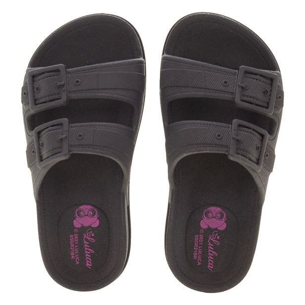 Chinelo Slide Luluca Show Grendene Kids - 22677 PRETO 26/27