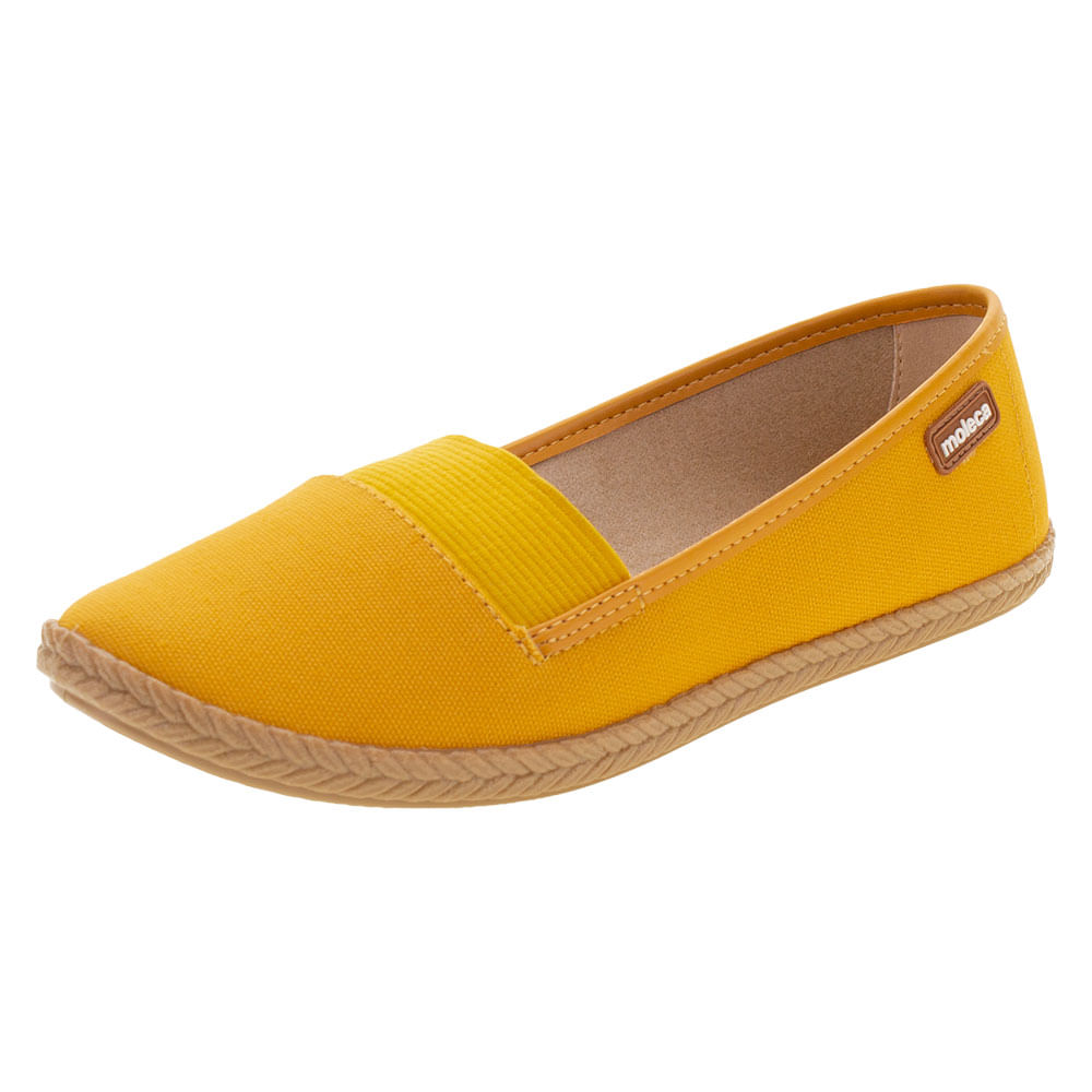 Sapatos Moleca Tenis Moleca Amarelo Casual Tênis Moleca Liso