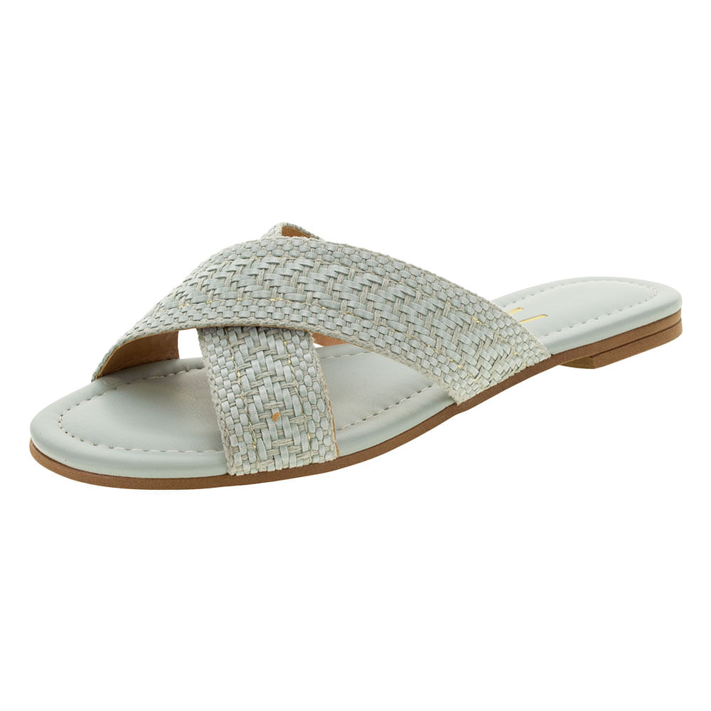 Vizzano Feminina Sandália Slide Vizzano Sandália Salto Vizzano