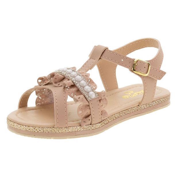 Sandália Infantil Feminina Lily Kids - 10131 BEGE 20