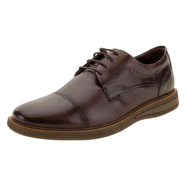 Sapato Masculino Metropolitan Bay Democrata - 273101 CAFÉ 39