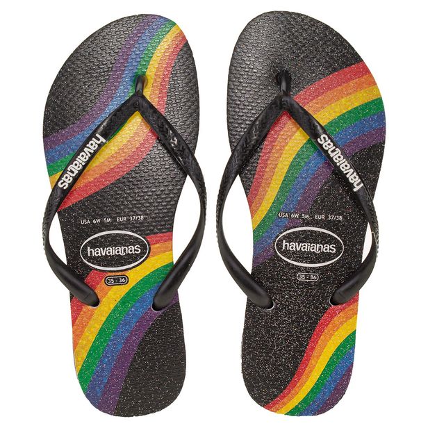 Chinelo Feminino Slim Pride Havaianas - 4146907 PRETO 33/34