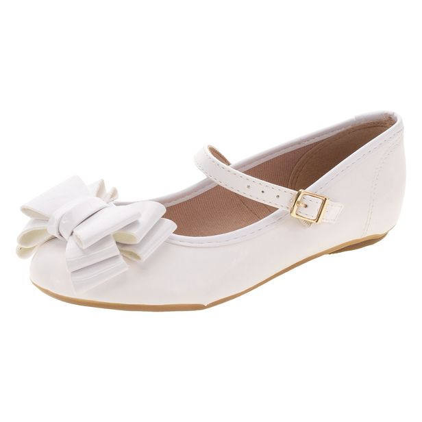 Sapatilha Infantil Feminina Molekinha - 2083991 BRANCO 33