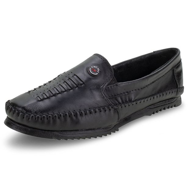 Mocassim Masculino Steffi Way - 103 PRETO 37