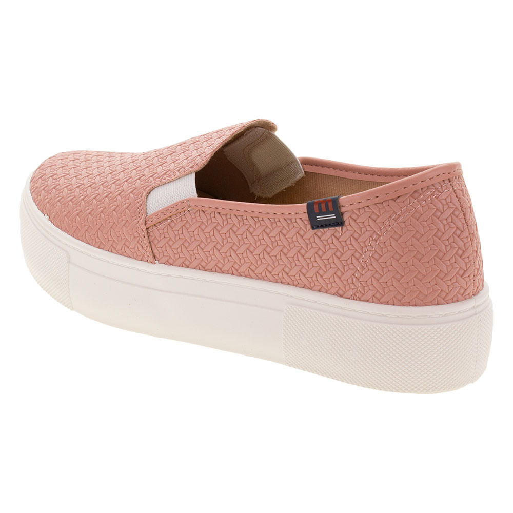 Tênis Feminino Flatform Moleca 5658100 ROSA 02 cloviscalcados