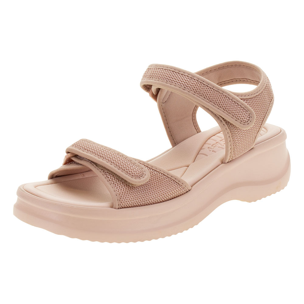 Sandália Feminina Anabela Vera Soft Therapy Azaleia 18451 ROSA