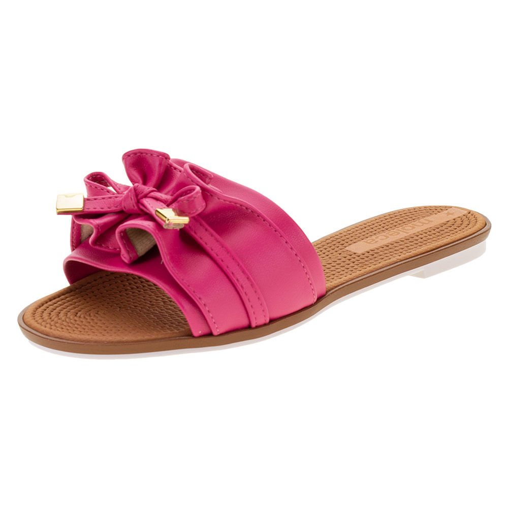 Moleca Sandalia Marca Pink Sandália Feminina Rasteira Moleca