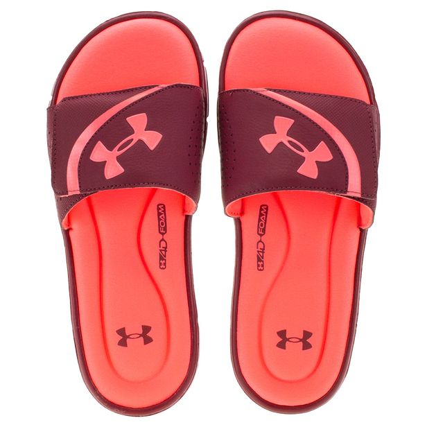 Chinelo Feminino Slide Ignite VI Under Armour - 3025902 ROXO 33/34